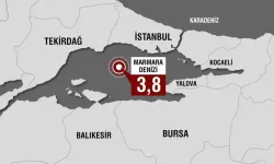 İstanbul'da Silivri açıklarında 3.8 büyüklüğünde deprem