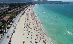 İzmir'de 'bayram tatili' yoğunluğu; her yer doldu...