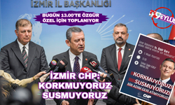 CHP İzmir İl Örgütü, Özel'e saldırıya tepki gösterecek