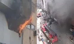 Kağıthane'de iş yerinde yangın: Can kaybı var!