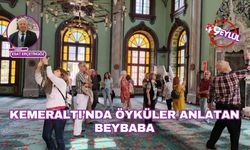 Kemeraltı’nda öyküler anlatan beybaba