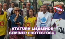 Atatürk Lisesi'nde seminer protestosu!