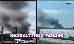 İnciraltı’nda yangın: Müdahale ediliyor