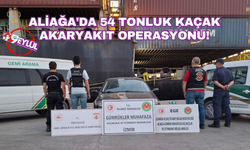 Aliağa'da 54 tonluk kaçak akaryakıt operasyonu!