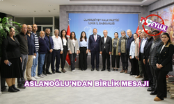 Aslanoğlu’ndan yeni ilçe başkanlarıyla toplantı