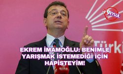 Ekrem İmamoğlu: Erdoğan benimle yarışmak istemediği için hapisteyim!