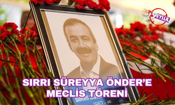 Sırrı Süreyya Önder, TBMM Genel Kurulu'nda düzenlenecek törenle anılacak