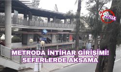 İzmir Metro'da intihar girişimi! Seferlerde aksama
