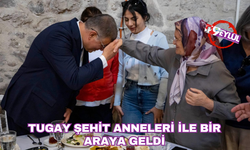 Başkan Tugay şehit anneleri ile bir araya geldi