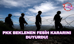 PKK beklenen fesih kararını duyurdu!