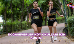 Doğaseverler köy okulları için koştu!