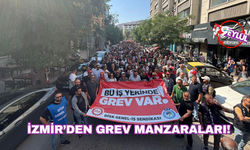 İzmir’den grev manzaraları!