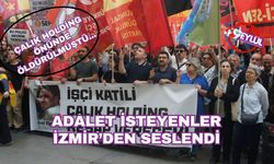 Adalet isteyenler İzmir'den seslendi