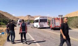 Minibüs sürüye daldı: 13 küçükbaş öldü