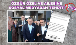 Sosyal medyadan Özgür Özel'e tehdit!  Bakalım çocukların senin kadar şanslı mı?