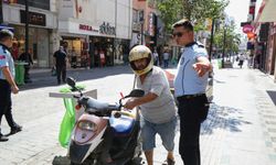 Yaya yollarında scooter ve motora geçit yok!