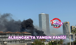 Alsancak’ta yangın paniği