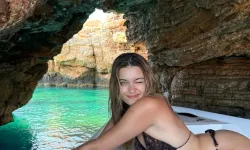 Afra Saraçoğlu’nun Patmos pozları sosyal medyayı salladı