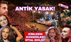 Kültür Bakanlığı tarafından Antik yerlerdeki konserler bir anda iptal edildi