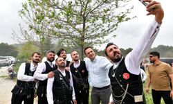 Başkan Eşki Karadeniz rüzgarına eşlik etti