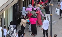 Kadınların saç saça kavgası görüntülendi