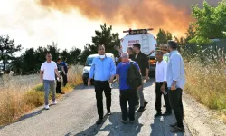 Başkan Eşki duyurdu: Yangın kontrol altında