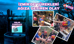 İzmir'de yürekleri ağıza getiren olay! O anlar kamerada