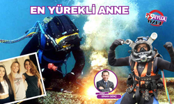 Çocuklarının geleceği için yüzlerce metre suların altına dalıyor