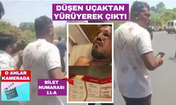 Bilet numarası 11-A! Düşen uçak yürüyerek çıktı!
