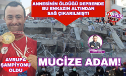 İzmir depreminde enkaz altından çıkarılan Alper Öztürk Avrupa Şampiyonu oldu