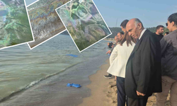 Denizin rengi biranda değişti! Vatandaşlar tahliye edildi... O anlar kamerada