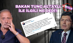 Adalet Bakanı Tunç'tan Fatih Altaylı açıklaması