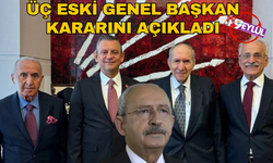 CHP'li eski Genel Başkanlardan ortak bildiri