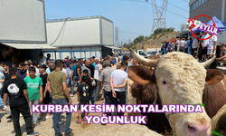 İzmir'de kurban kesim noktalarında yoğunluk