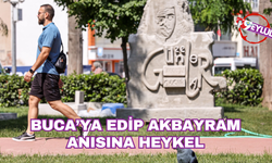 Buca’ya Edip Akbayram anısına heykel