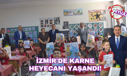 İzmir'de karne heyecanı yaşandı!