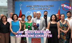 CHP Milli Eğitim’in karnesini çıkarttı!