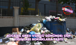 Buca’da Grev 4.üncü gününde: Çöp yığınları sokaklara taştı
