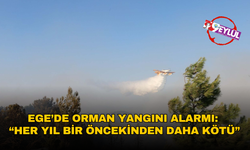 Ege’de orman yangını alarmı: 'Her yıl bir öncekinden daha kötü'