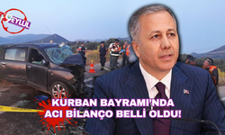 Kurban Bayramı’nda acı bilanço belli oldu!