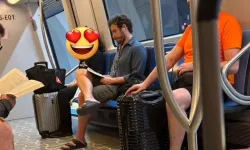 Metroda ünlü var!