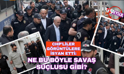 CHP'yi çileden çıkaran görüntü: 'Savaş suçlusu gibi...'