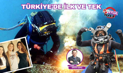 Çocuklarının geleceği için yüzlerce metre suların altına dalıyor