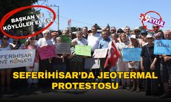 Gölcük Köyü’nde jeotermal projesine tepki: Köylüler firmayı protesto etti