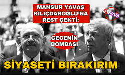 Mansur Yavaş'tan Kemal Kılıçdaroğlu'na rest! "Siyaseti bırakırım"