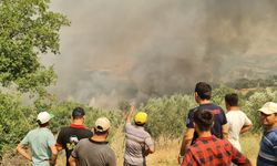 Ödemiş’te yangınla mücadele sürüyor!