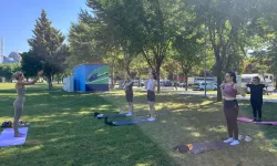Bursalı mimarlardan 'Parkta Pilates' buluşması