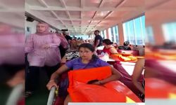 Denizi'nde panik! 200 yolcunun bulunduğu gemide yangın çıktı