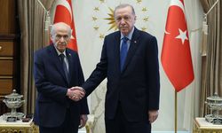 Erdoğan, Beştepe'de Bahçeli'yle görüştü