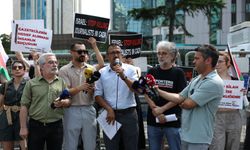Basın örgütlerinden İsrail Konsolosluğu önünde eylem: 'Gazze'de 225 gazeteci öldürüldü'